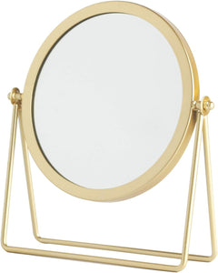 New Golden Nordic Metal Makeup Vanity Mirror With stand