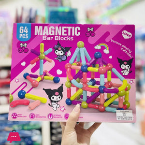 Magnetic Stick 64 Pcs Building Set Puzzle