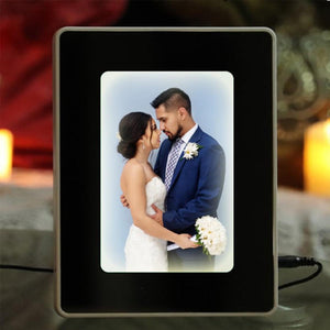 3 In 1 Magic Mirror Photo Frame LED Light + PhotoFrame + Mirror Imported Quality