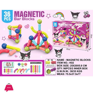 Magnetic Stick 36 Pcs Building Set Puzzle