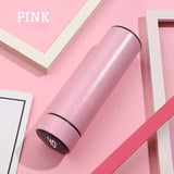 Stainless Steel Thermos Bottle with Digital Temperature Display