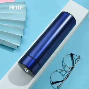 Stainless Steel Thermos Bottle with Digital Temperature Display